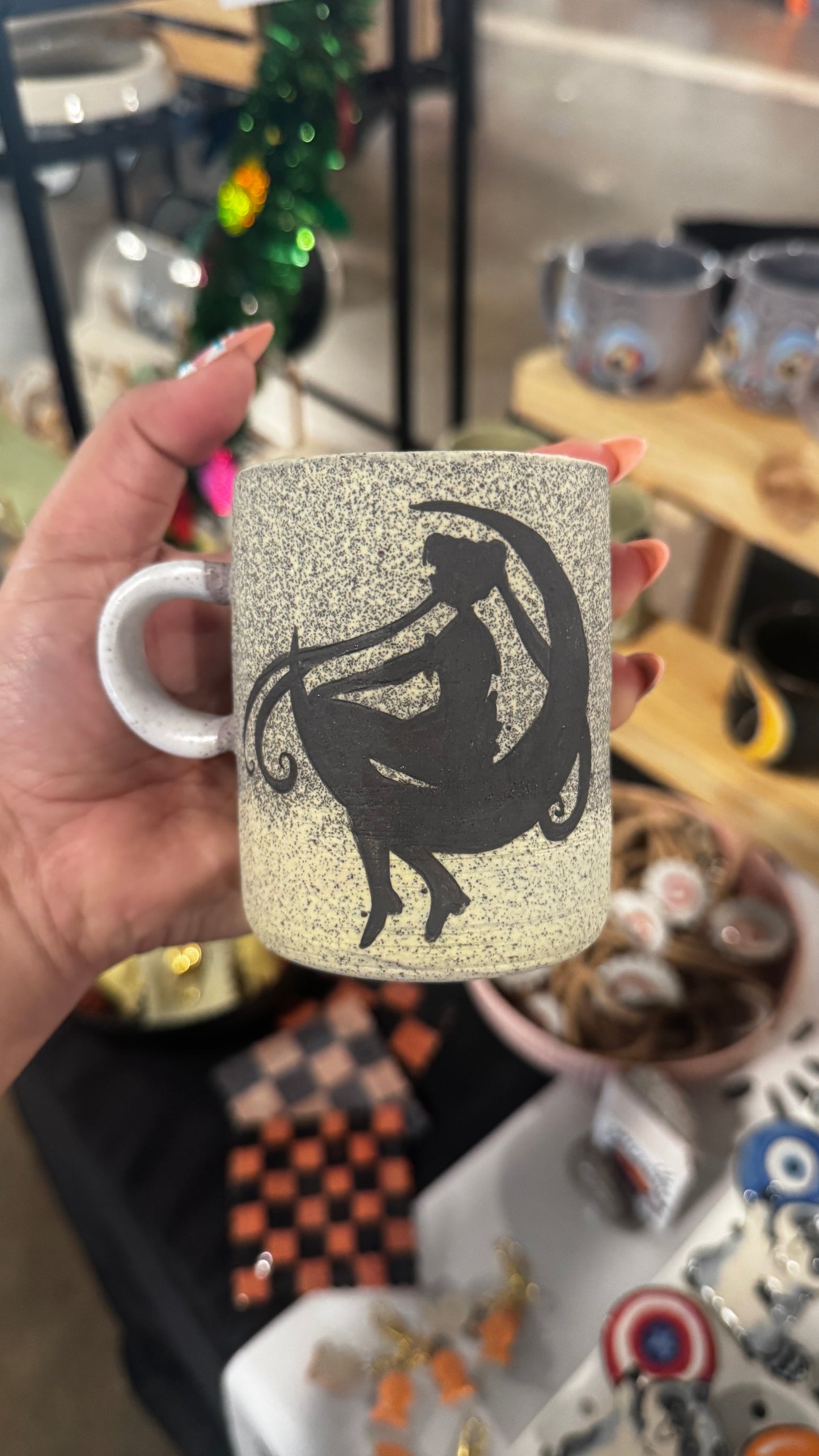 Sailor moon silhouette mug