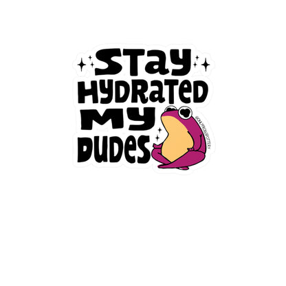 Frog Vinyl Decal Sticker – Cute Frog Design