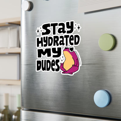 Frog Vinyl Decal Sticker – Cute Frog Design