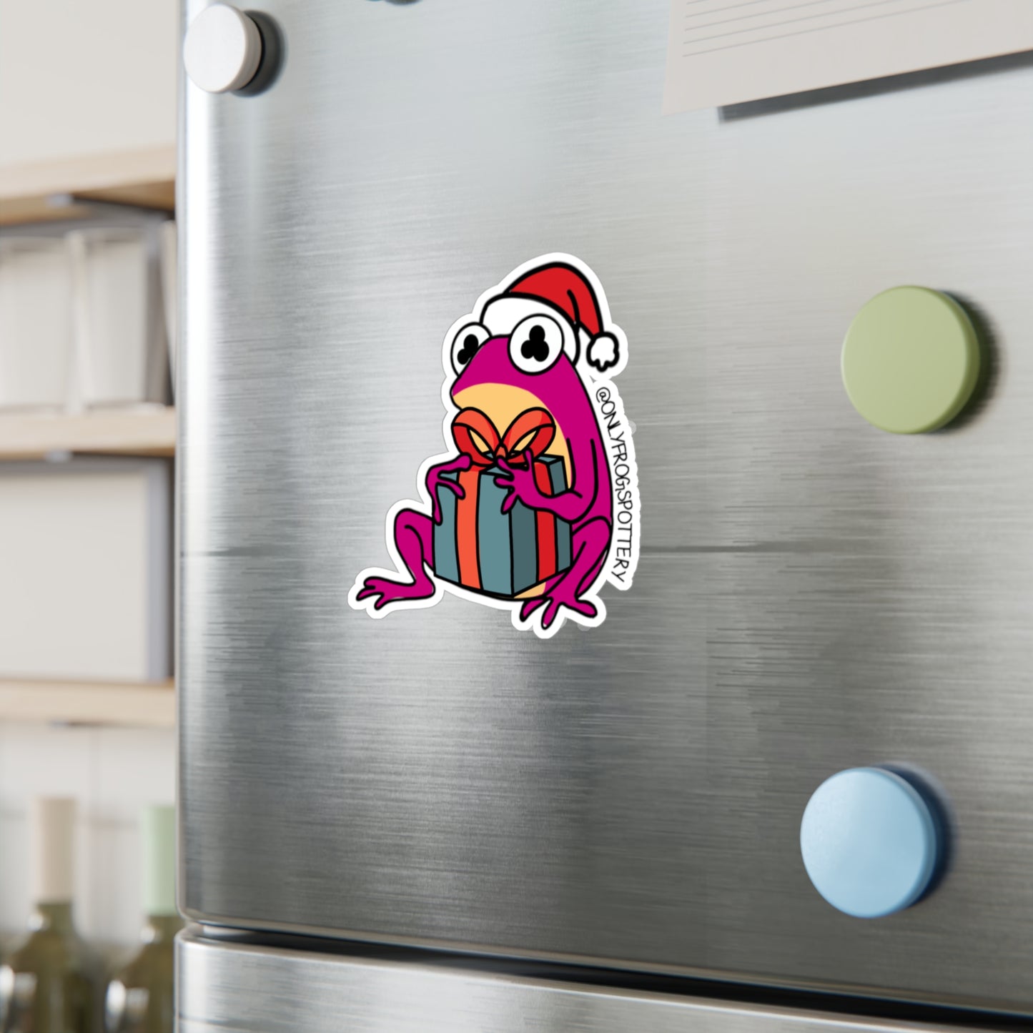 Frog Vinyl Decal Sticker – Cute Frog Design