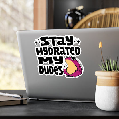 Frog Vinyl Decal Sticker – Cute Frog Design