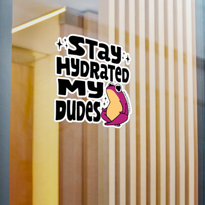 Frog Vinyl Decal Sticker – Cute Frog Design