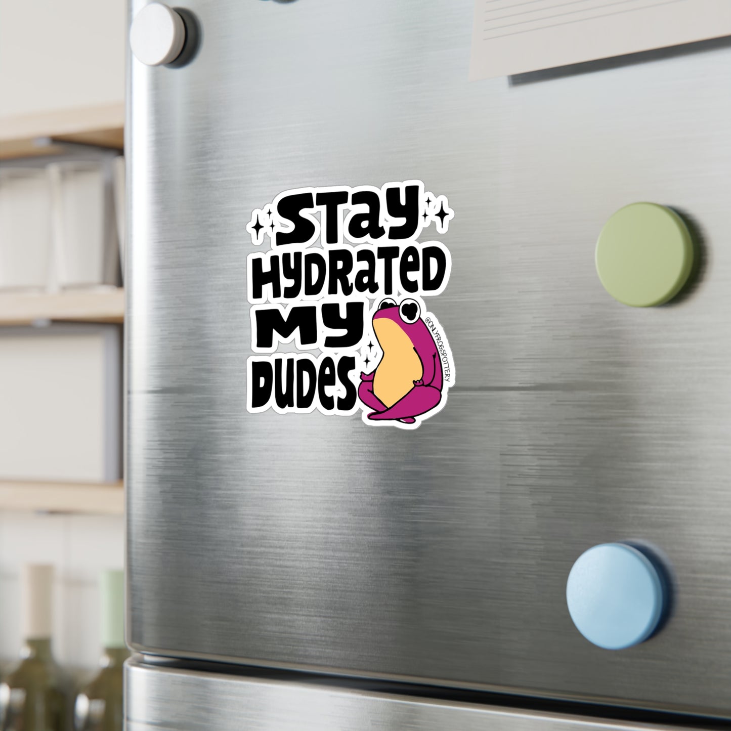 Frog Vinyl Decal Sticker – Cute Frog Design