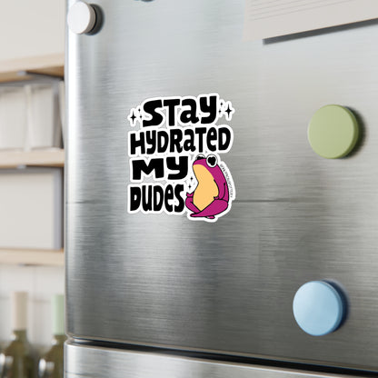 Frog Vinyl Decal Sticker – Cute Frog Design