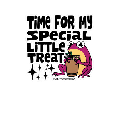 Frog Vinyl Decal Sticker – Cute Frog Design