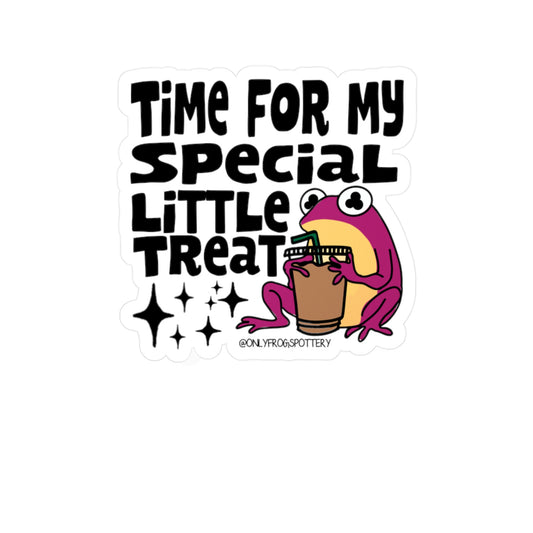 Frog Vinyl Decal Sticker – Cute Frog Design