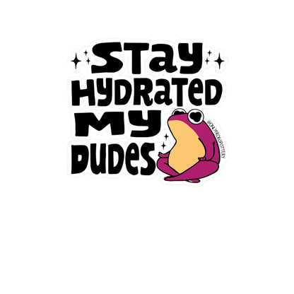 Frog Vinyl Decal Sticker – Cute Frog Design