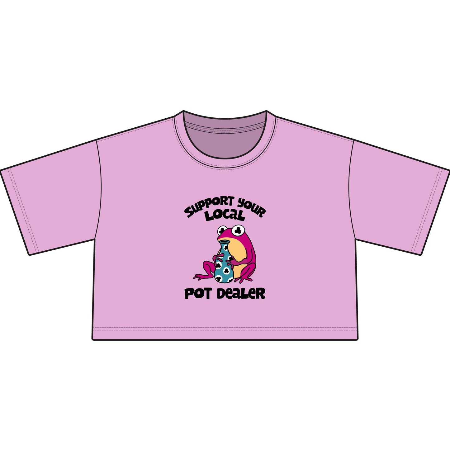 Women's Garment-Dyed Heavyweight Cropped Tee