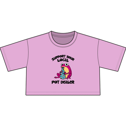 Women's Garment-Dyed Heavyweight Cropped Tee