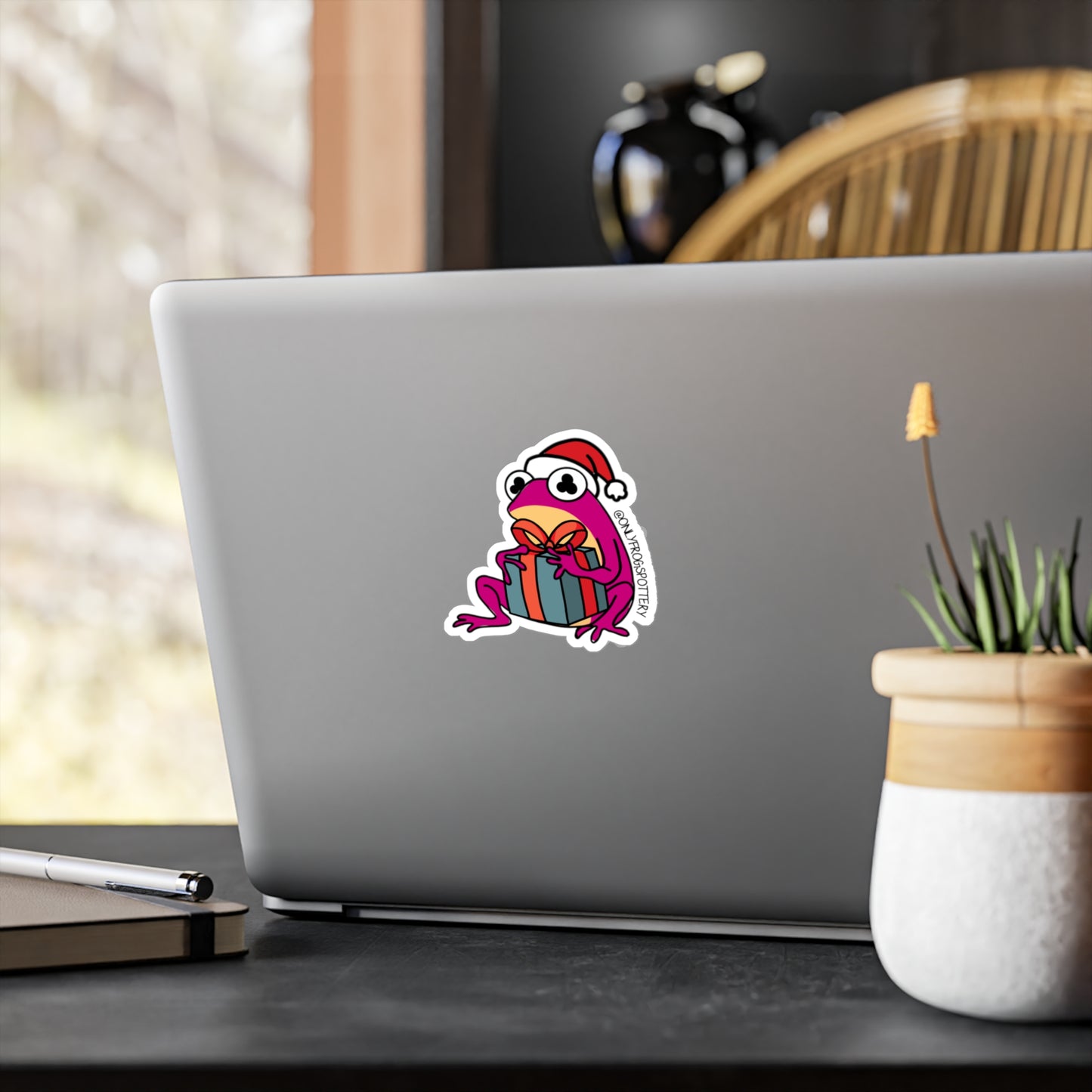 Frog Vinyl Decal Sticker – Cute Frog Design