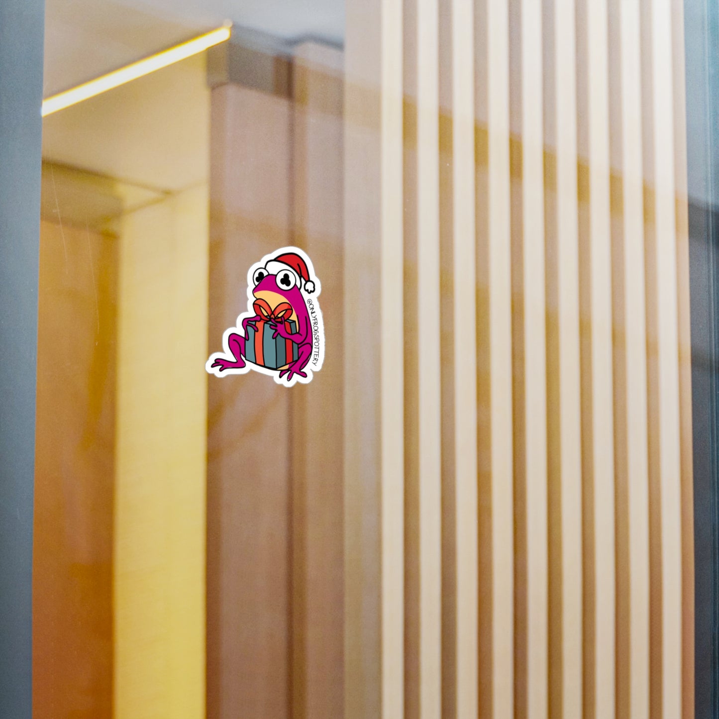Frog Vinyl Decal Sticker – Cute Frog Design
