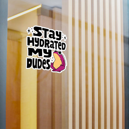 Frog Vinyl Decal Sticker – Cute Frog Design