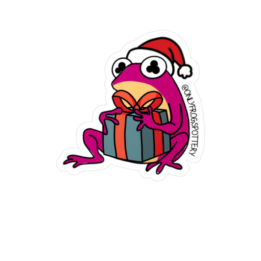 Frog Vinyl Decal Sticker – Cute Frog Design