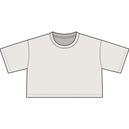 Women's Garment-Dyed Heavyweight Cropped Tee