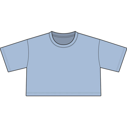Women's Garment-Dyed Heavyweight Cropped Tee