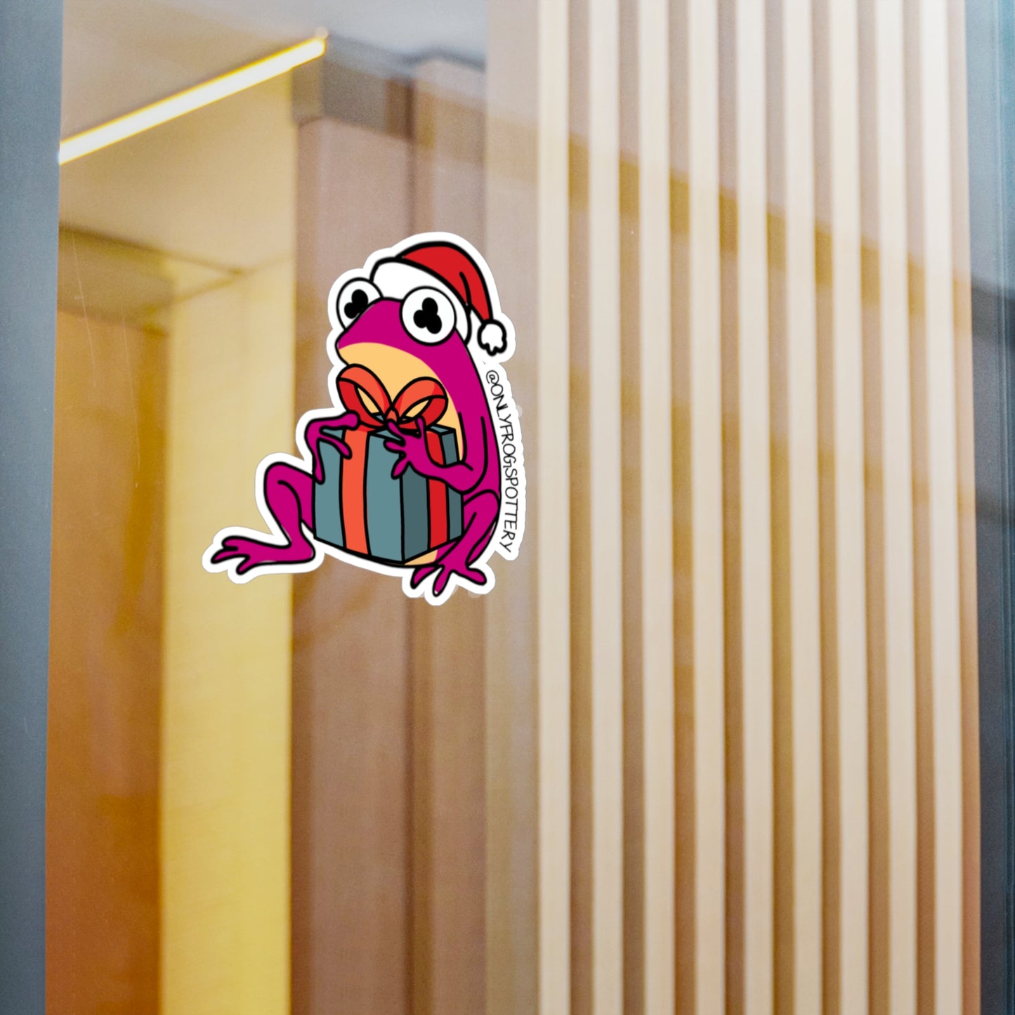 Frog Vinyl Decal Sticker – Cute Frog Design