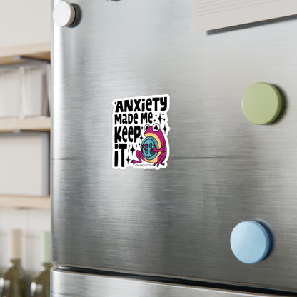 Frog Vinyl Decal Sticker – Anxiety made me keep it