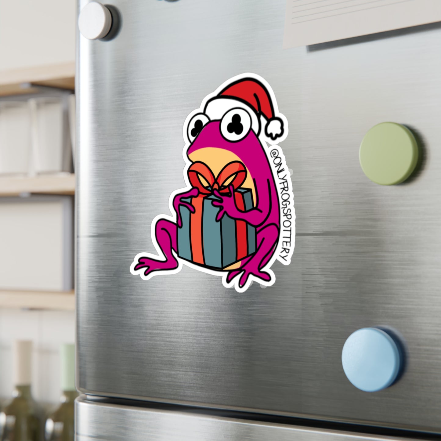 Frog Vinyl Decal Sticker – Cute Frog Design