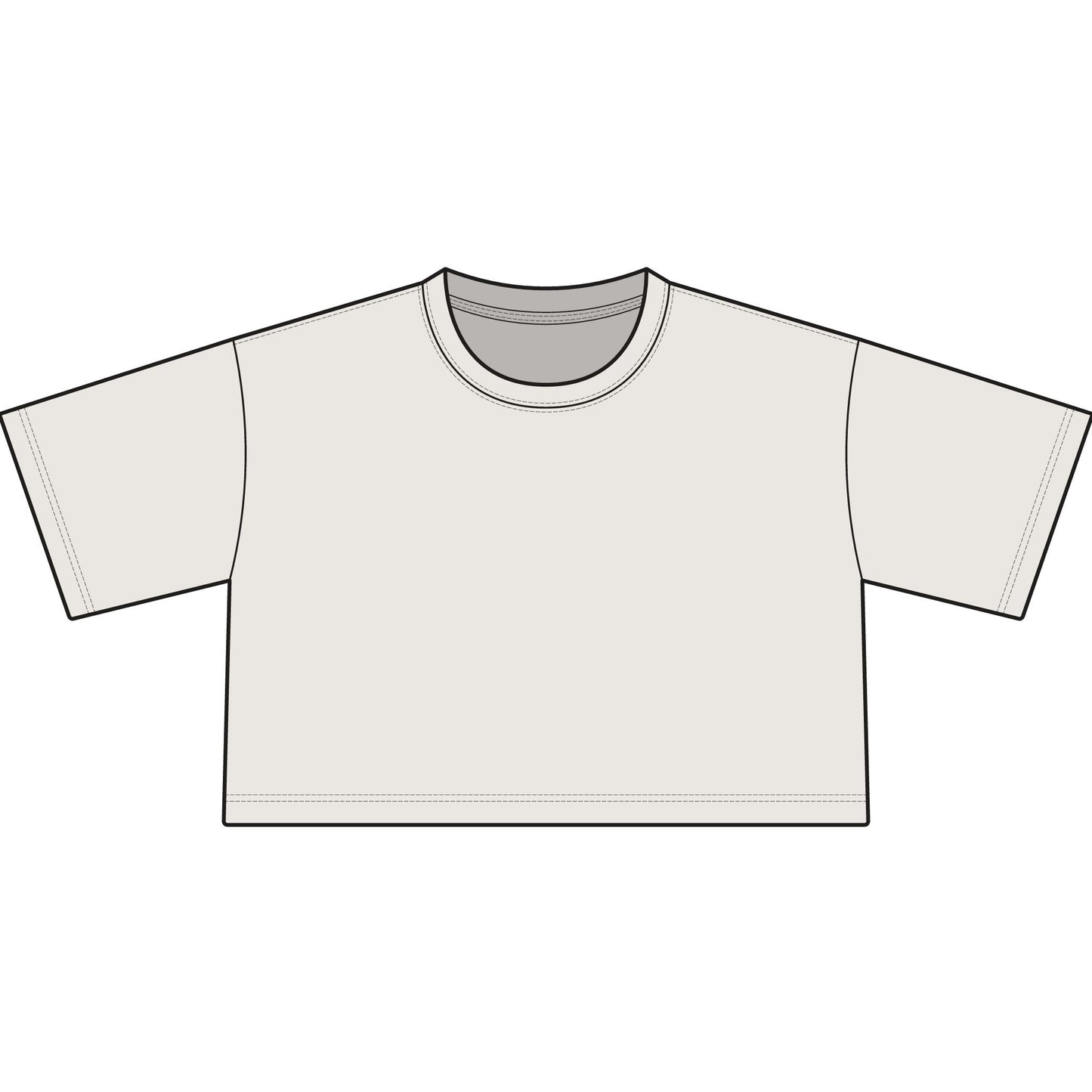 Women's Garment-Dyed Heavyweight Cropped Tee