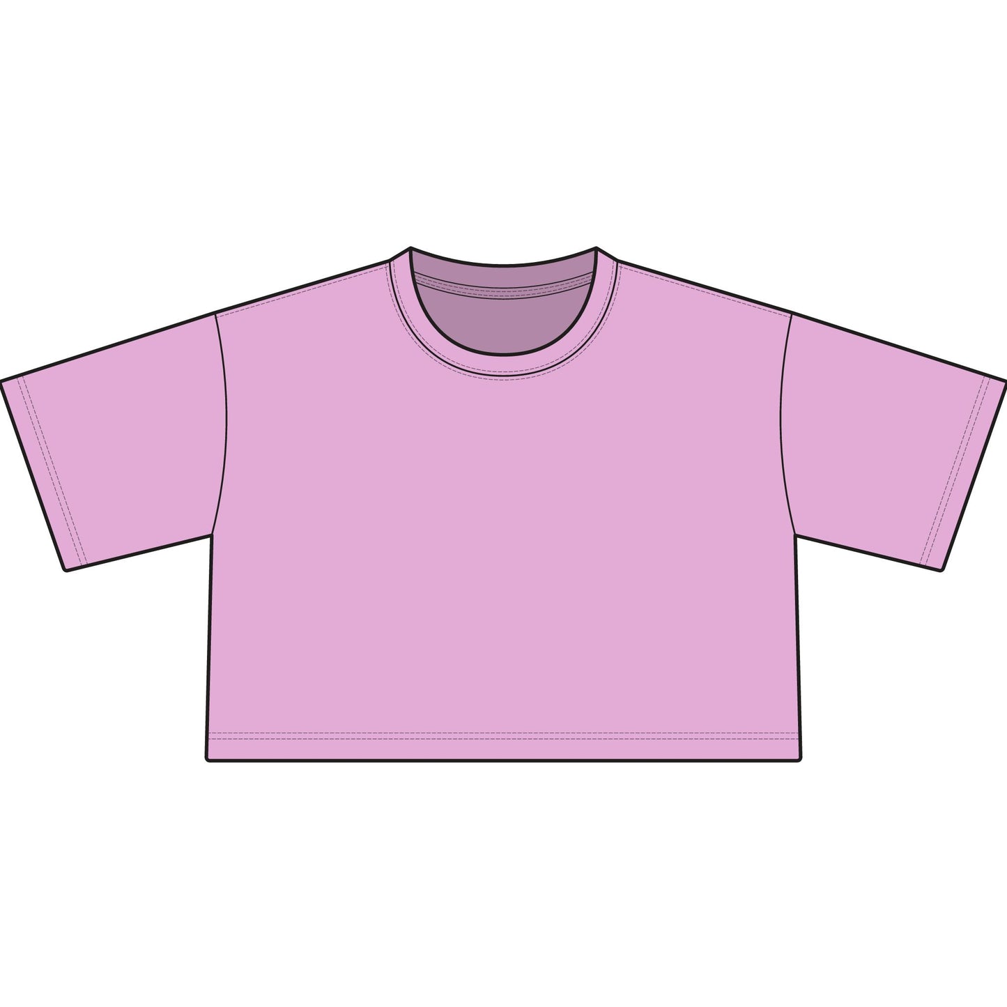 Women's Garment-Dyed Heavyweight Cropped Tee