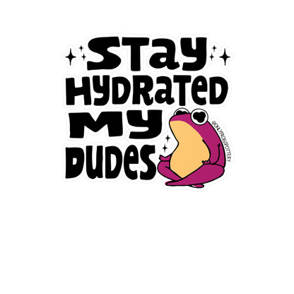 Frog Vinyl Decal Sticker – Cute Frog Design