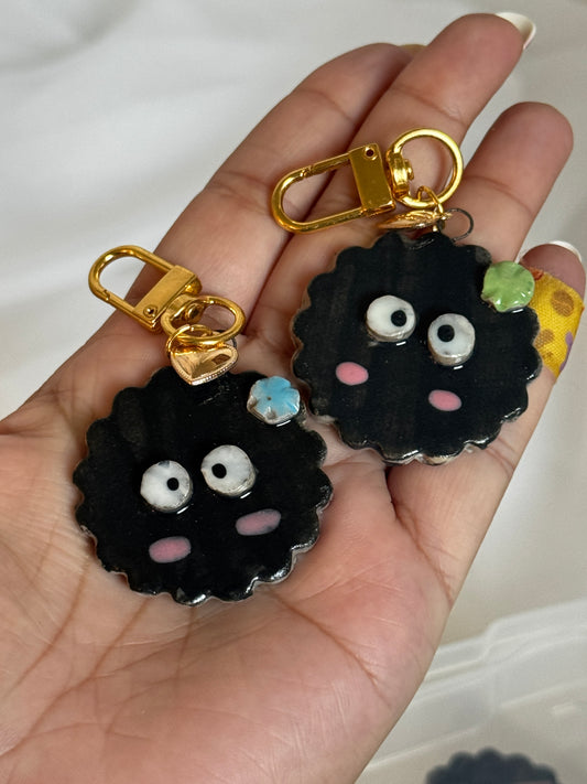 Soot sprite Keychain
