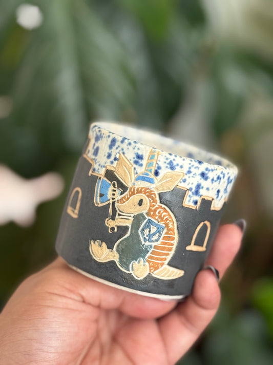 Armadillo Warrior Espresso Cup