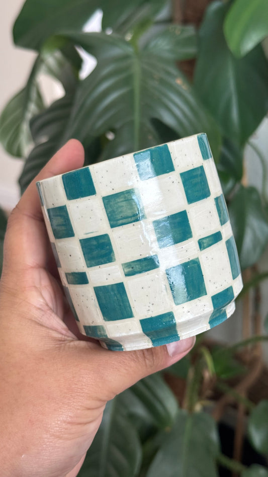 Checkerboard Cup