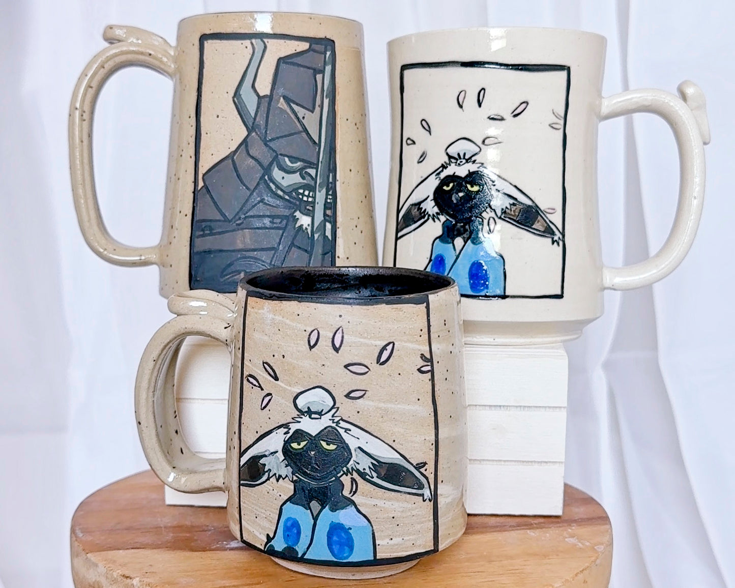 Samurai Appa & Momo Mugs