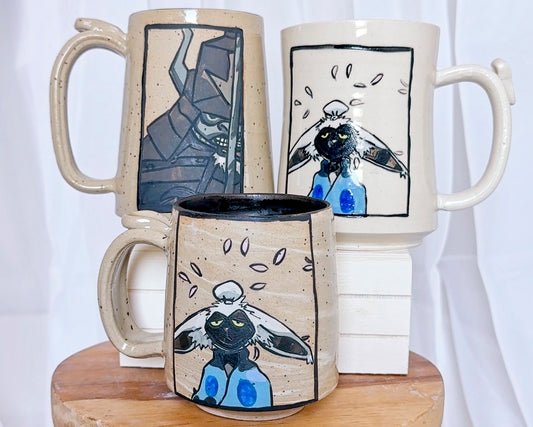 Samurai Appa & Momo Mugs