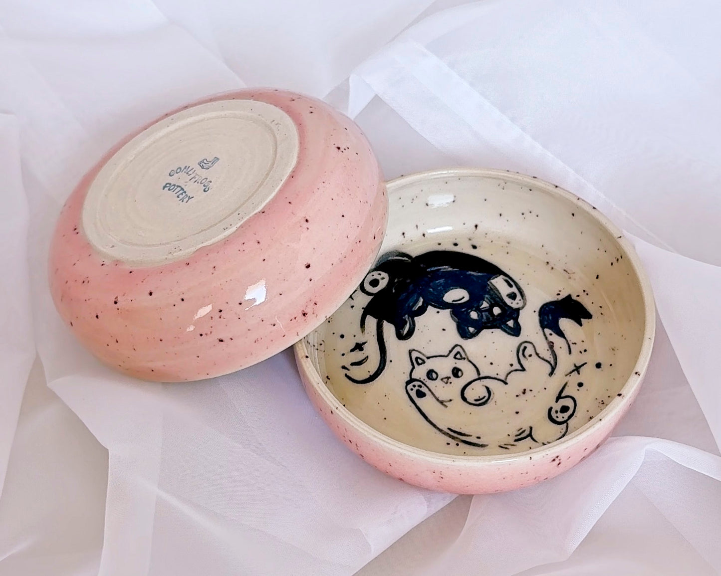 Cat Spirits Bowl (Pink)