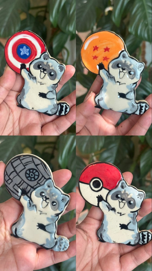 Raccoon Magnets